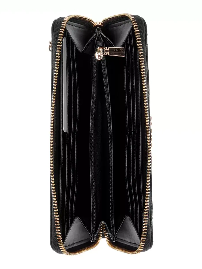 Кошелек Laurel II Large Zip Around GUESS — изображение 2 из 3, угольный