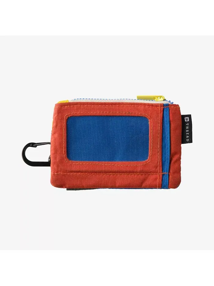 Мужской кошелек с цветными блоками Pouch Wallet Thread Wallets — изображение 2 из 3, красный