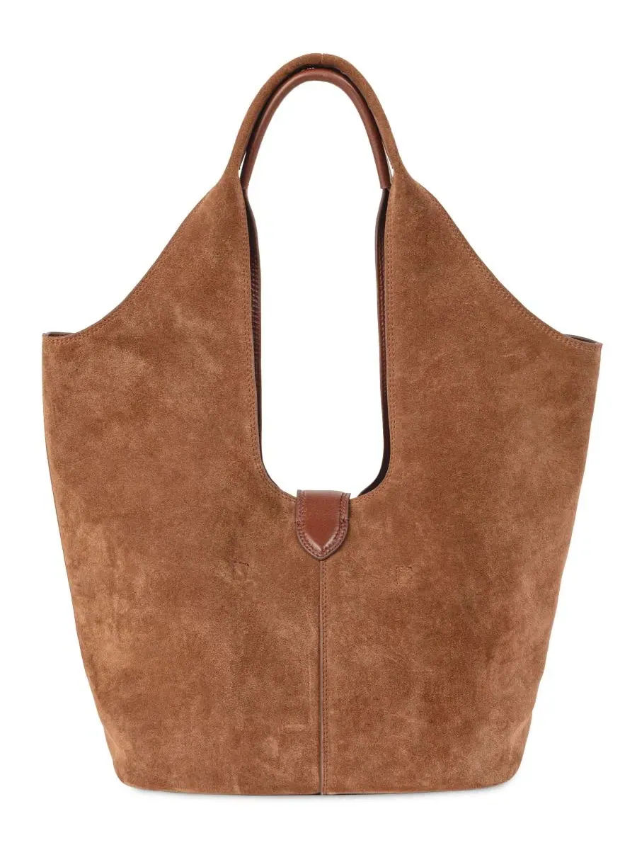 Сумка-тоут средняя Lucy Buckle Medium Tote Handbag Sam Edelman — изображение 2 из 6, карамель