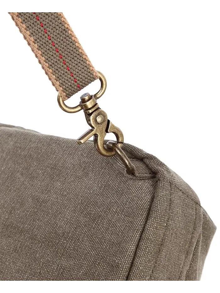 Сумка-слинг Turtle Ridge Canvas TSD BRAND — изображение 9 из 9, оливковый