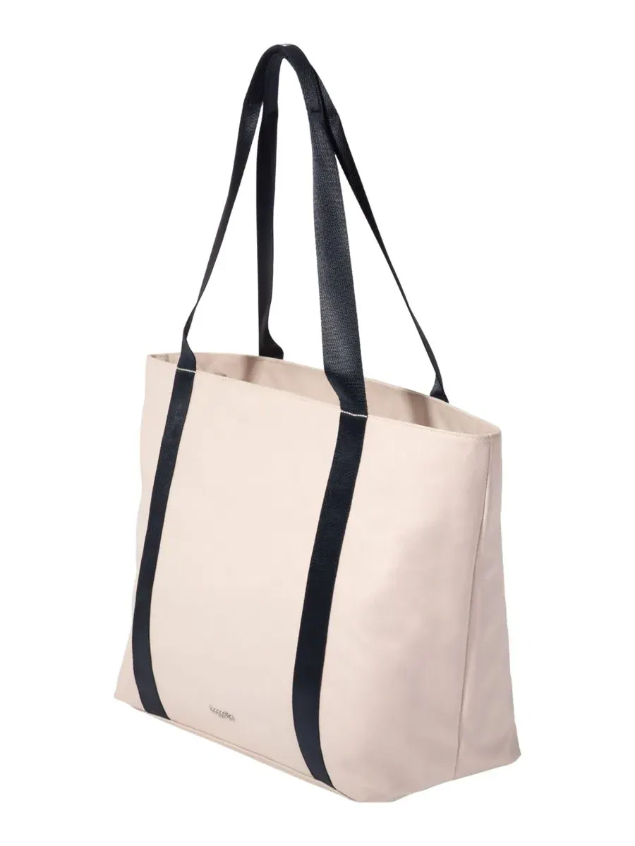 Сумка-тоут из нейлона с рукавом для ноутбука, Extra-Large, Via Tote Baggallini — изображение 3 из 4, натуральный темно-синий