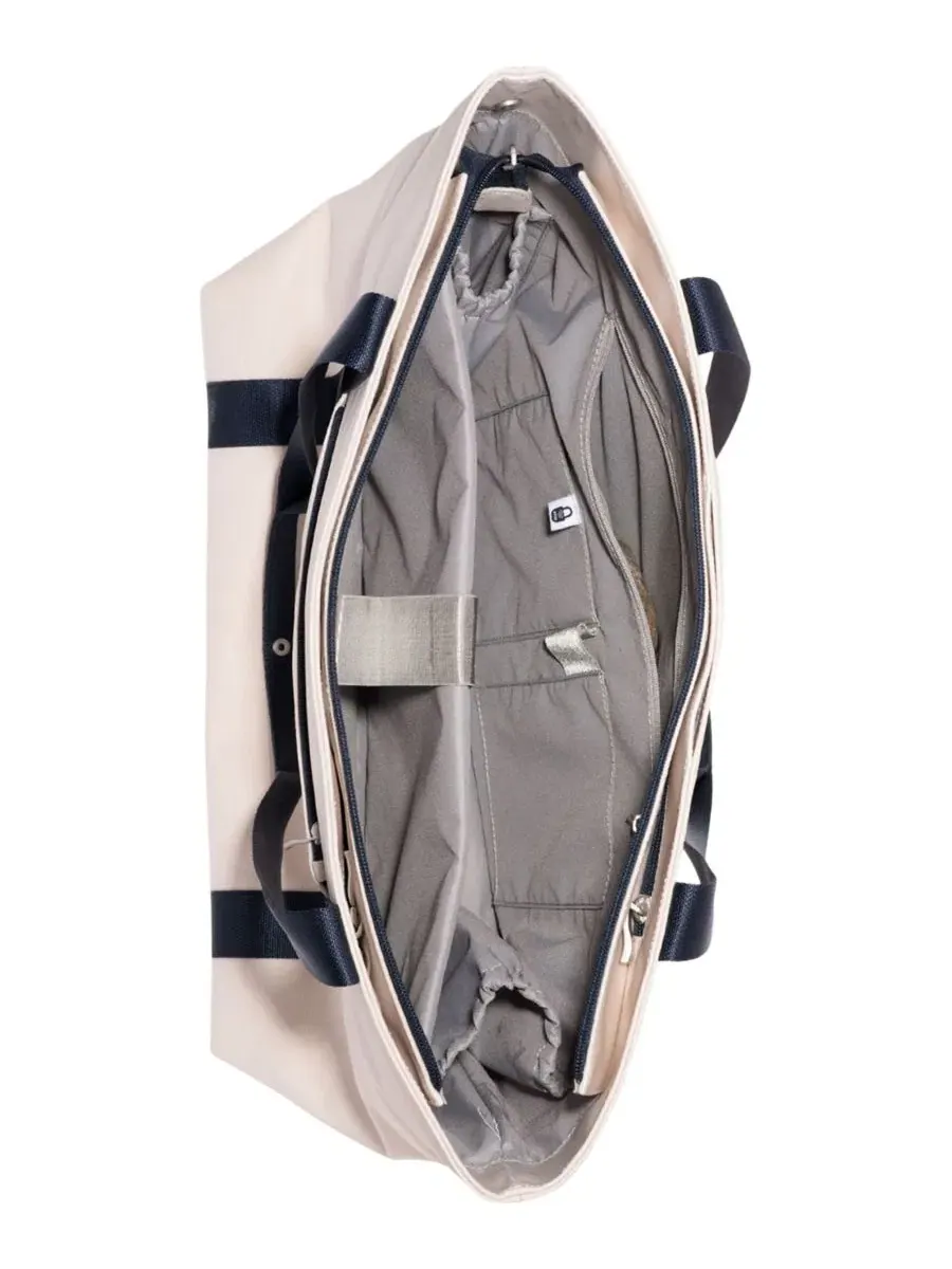 Сумка-тоут из нейлона с рукавом для ноутбука, Extra-Large, Via Tote Baggallini — изображение 4 из 4, натуральный темно-синий