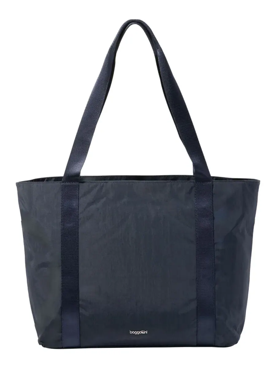 Сумка-тоут из нейлона с рукавом для ноутбука, Extra-Large Baggallini — изображение 1 из 4, темно-синий