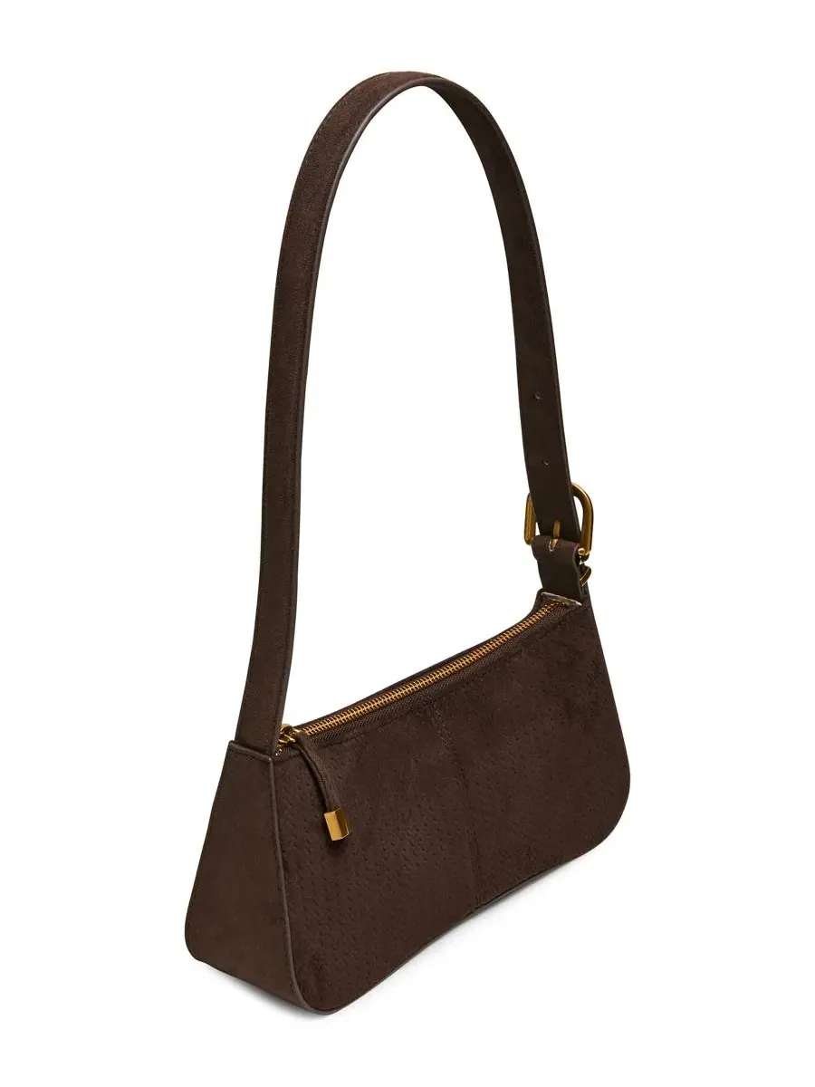 Сумка-шопер с плетеным дизайном, модель Tanziew Steve Madden — изображение 3 из 5, шоколад