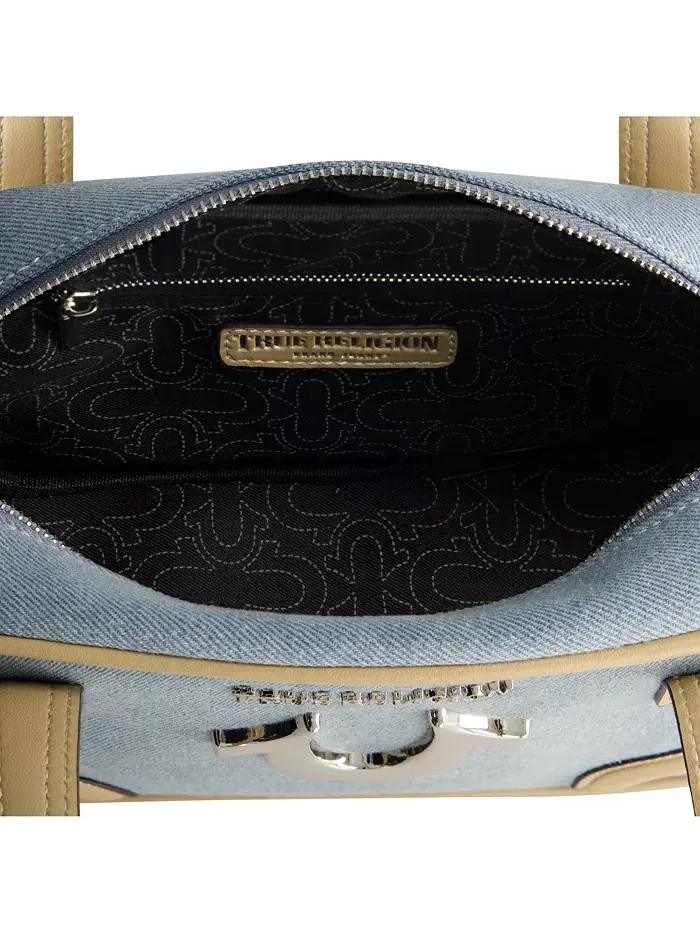 Маленькая джинсовая сумка-боулинг True Religion — изображение 6 из 6, джинсовый синий