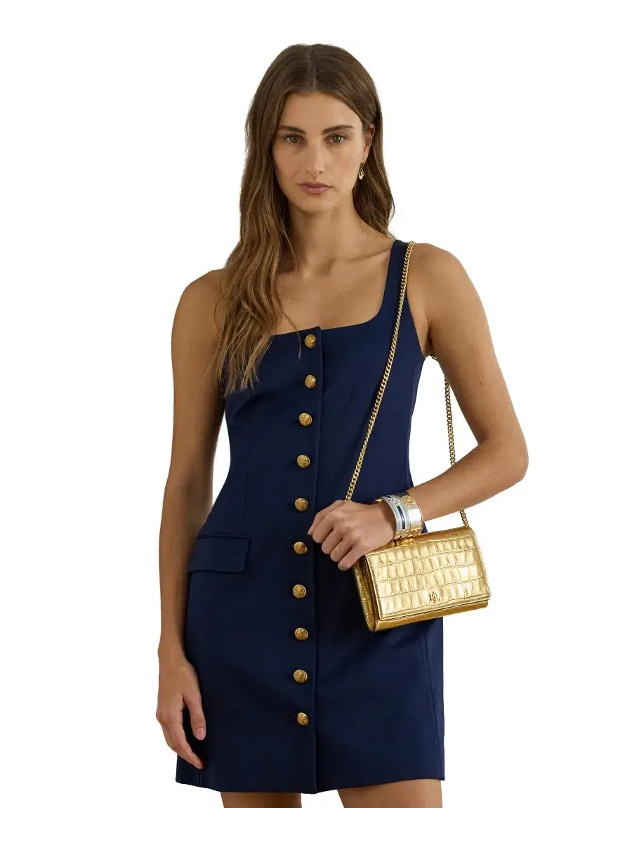 Сумка через плечо Adair II среднего размера с тиснением под крокодила Lauren Ralph Lauren, modern — изображение 3 из 7