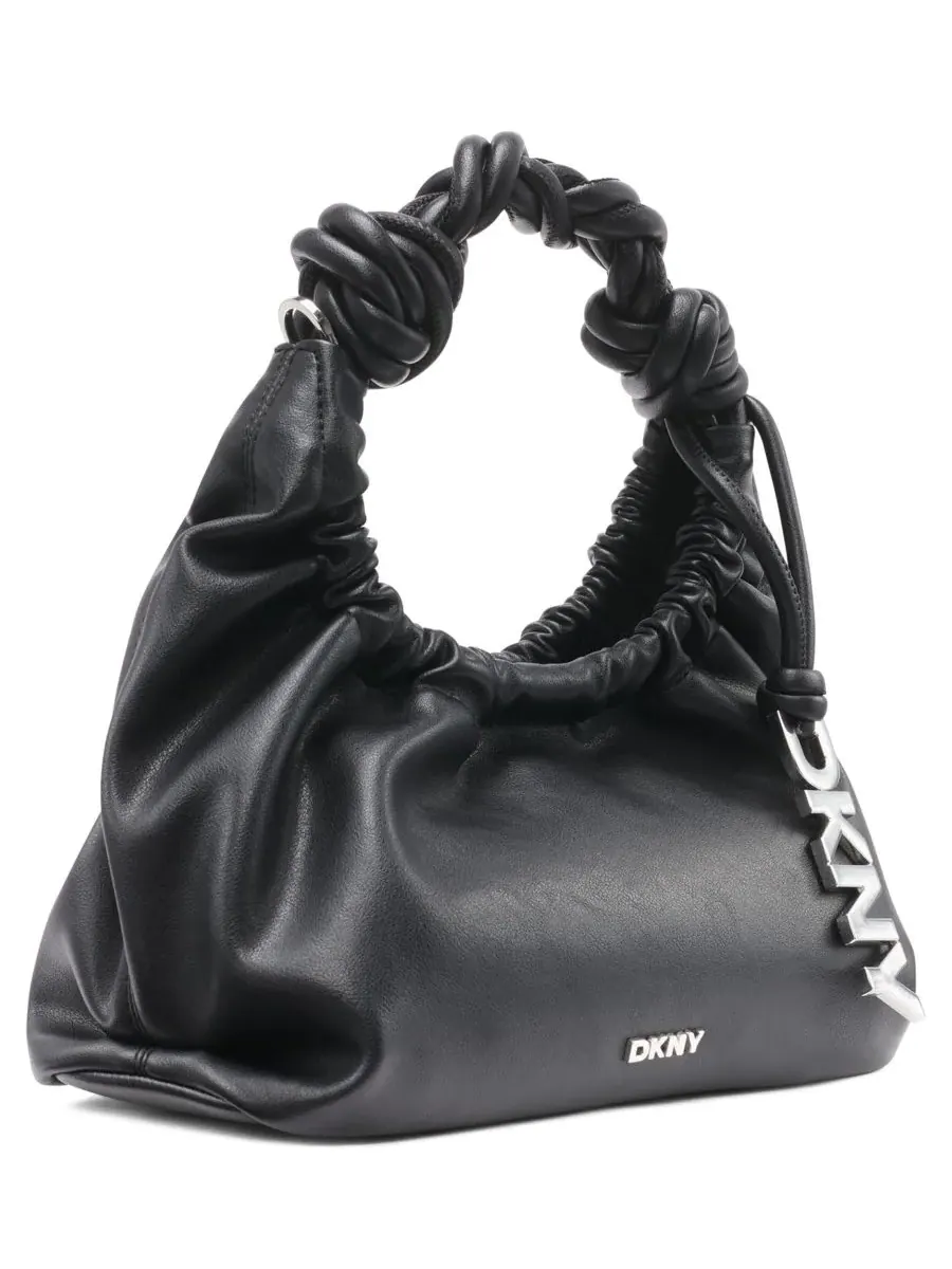 Маленькая сумка через плечо Pia DKNY — изображение 3 из 5, черный/серебристый