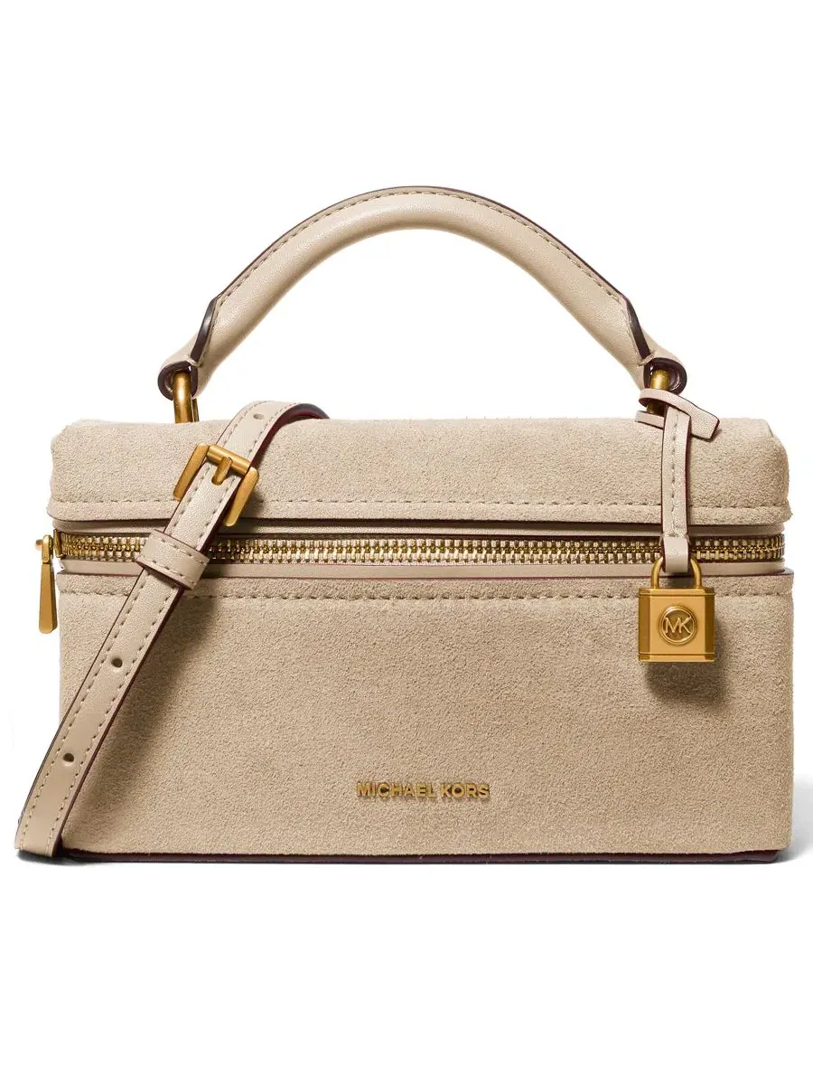 Сумка женская кросс-боди 100% кожа Michael Kors Jana — изображение 1 из 3, хаки