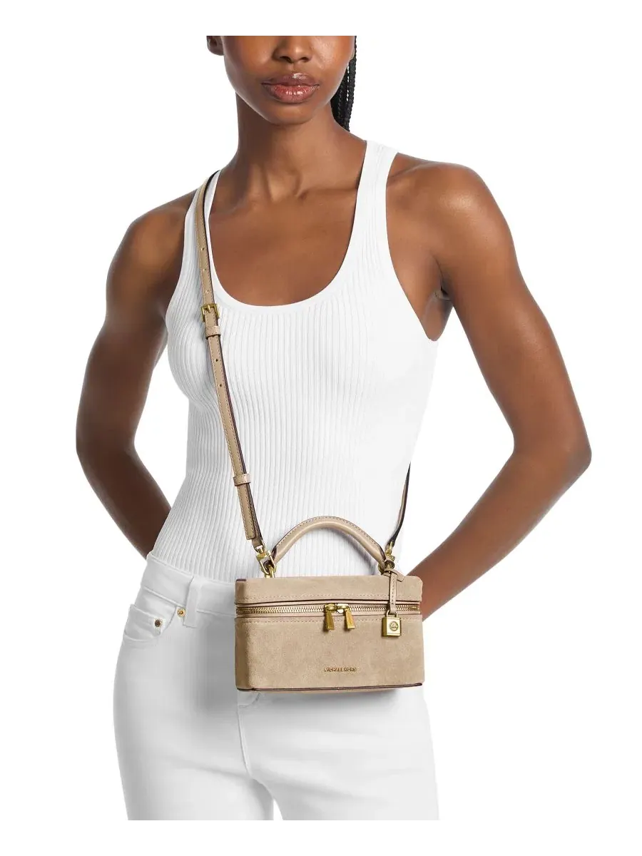Сумка женская кросс-боди 100% кожа Michael Kors Jana — изображение 3 из 3, хаки