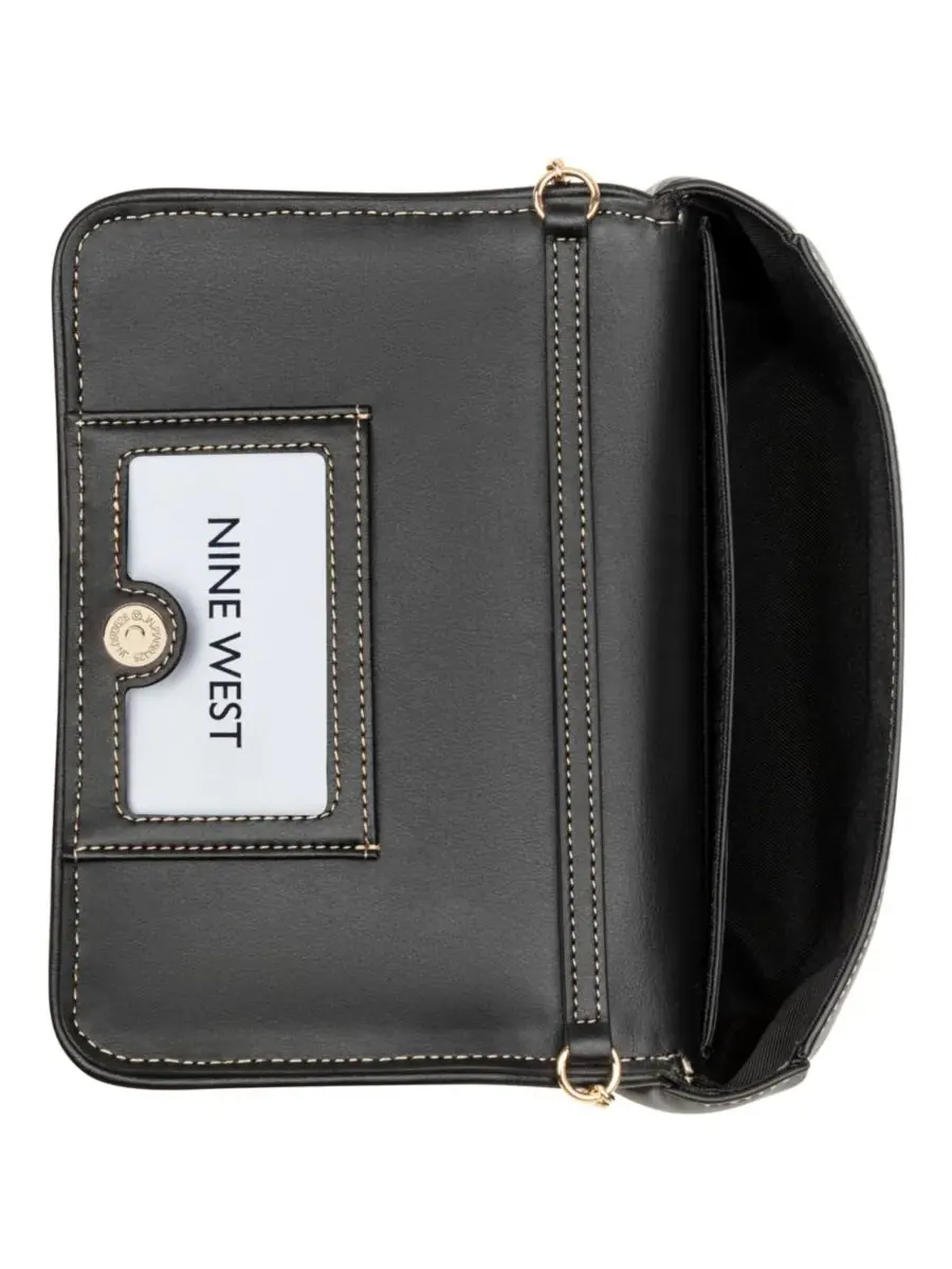 Женская сумка через плечо Nefi с цепочкой для телефона Nine West — изображение 4 из 5, черный