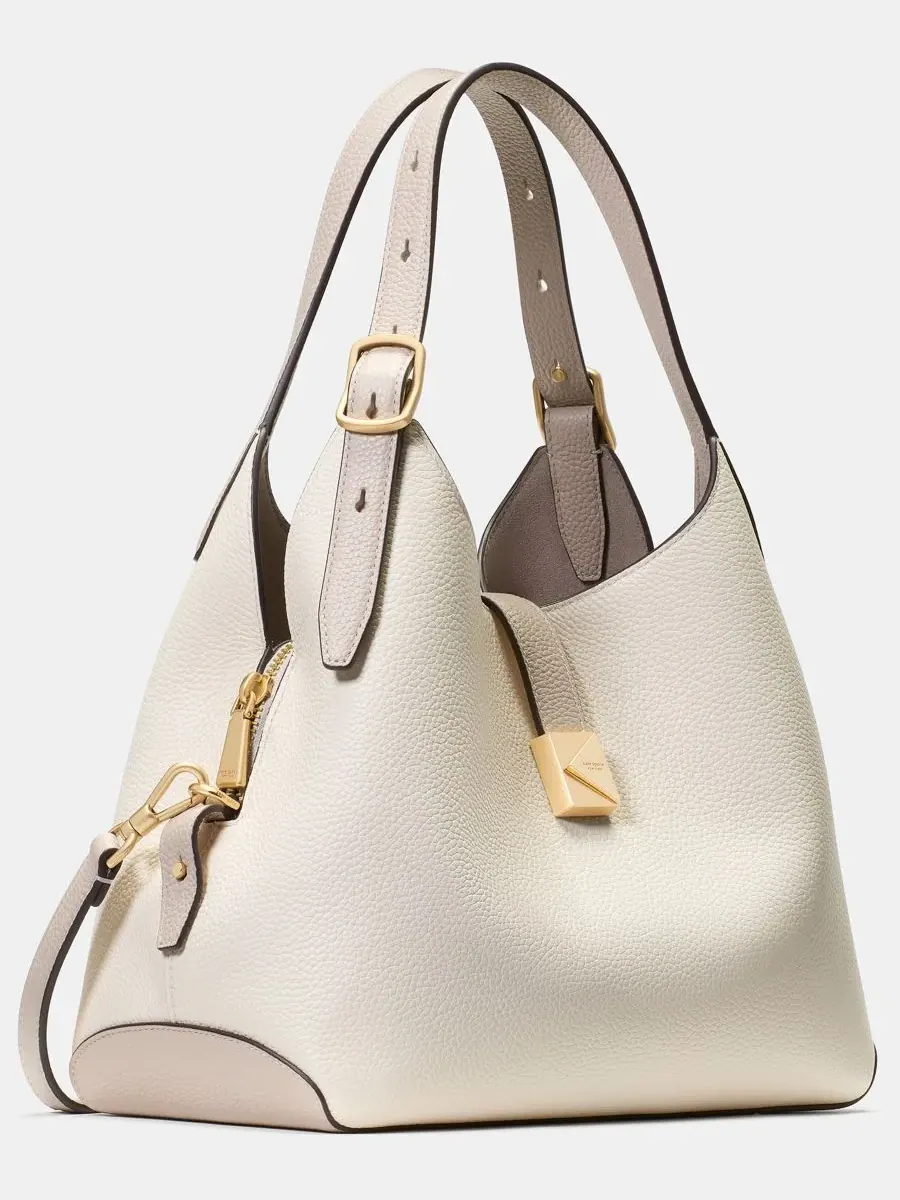 Сумка-тоут Deco Medium из зернистой кожи через плечо Kate spade new york — изображение 3 из 4, мульти