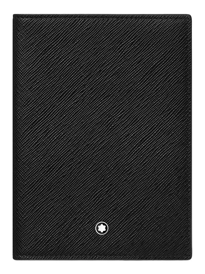 Кожаная обложка для паспорта Sartorial Montblanc — изображение 2 из 4, черный