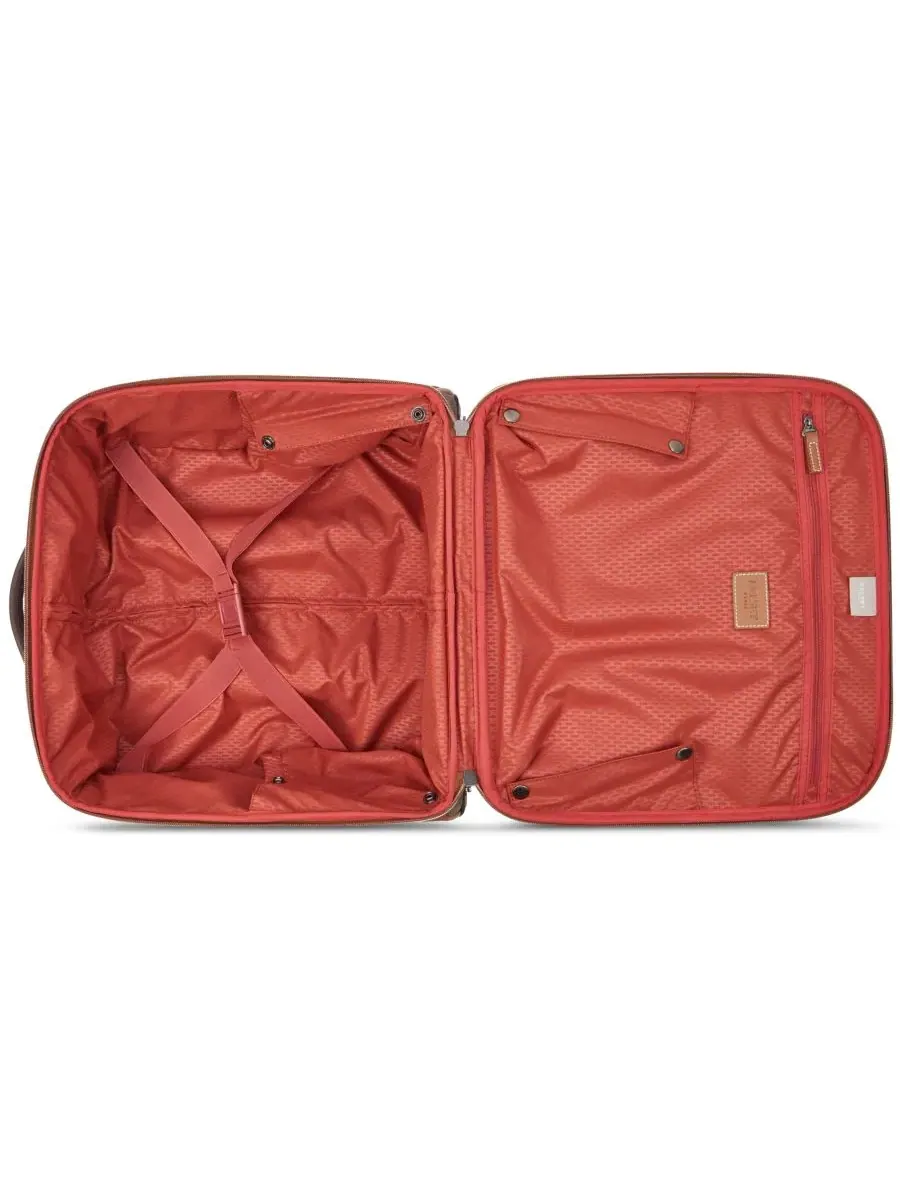 Дорожная сумка на колесиках, с ручкой для чемодана, Delsey Chatelet Air 2.0 Delsey Paris — изображение 2 из 12, шоколад