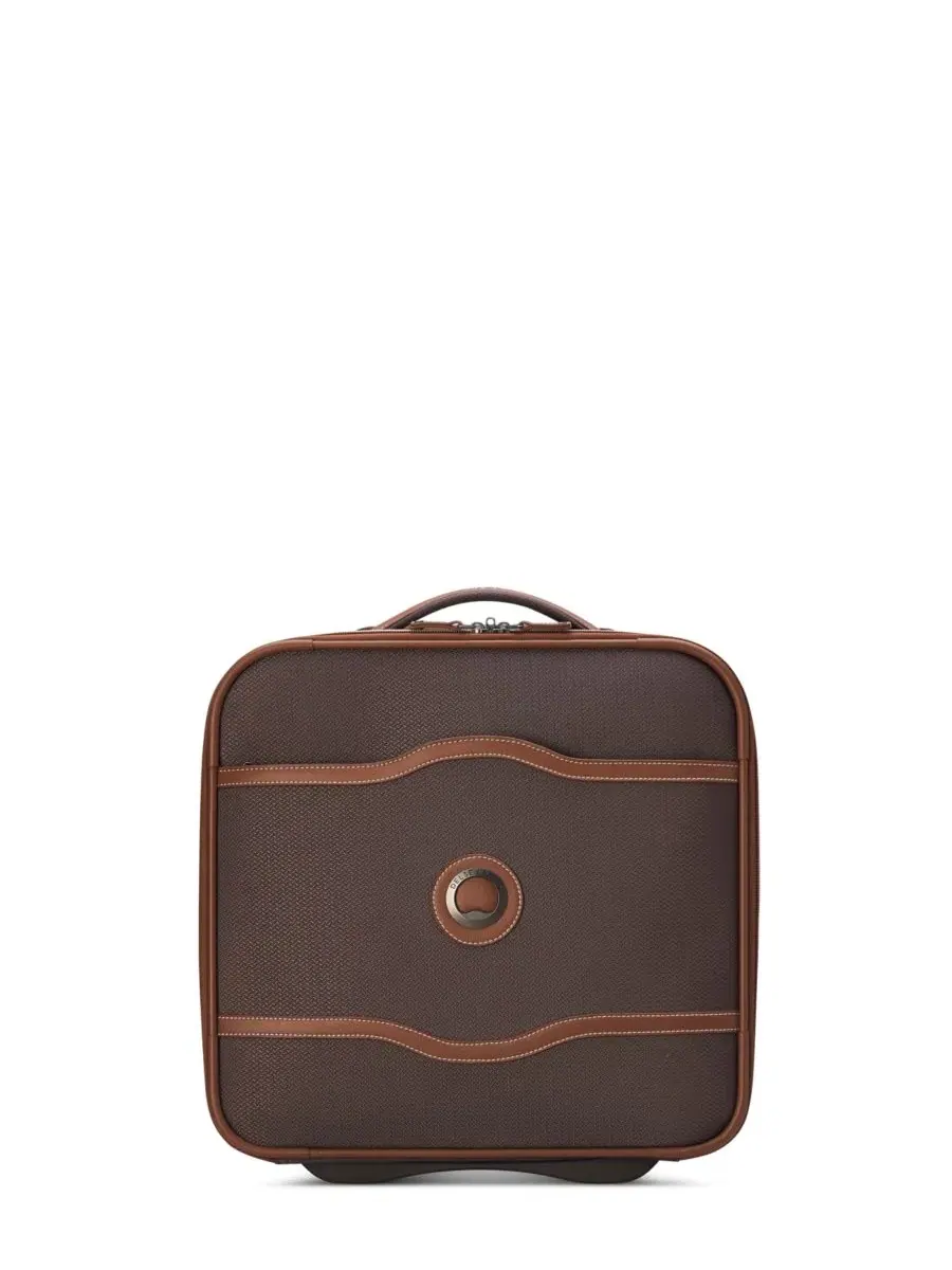 Дорожная сумка на колесиках, с ручкой для чемодана, Delsey Chatelet Air 2.0 Delsey Paris — изображение 12 из 12, шоколад