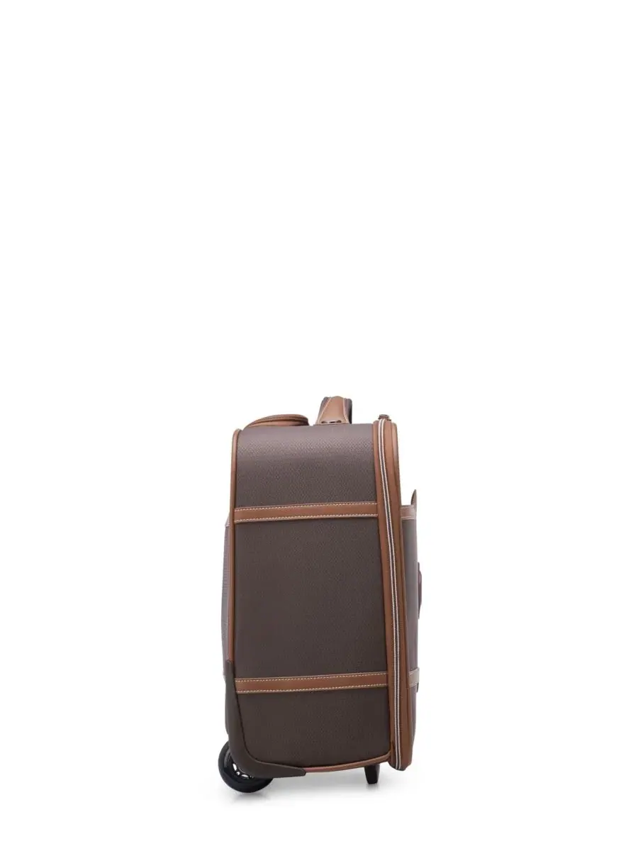 Дорожная сумка на колесиках, с ручкой для чемодана, Delsey Chatelet Air 2.0 Delsey Paris — изображение 3 из 12, шоколад