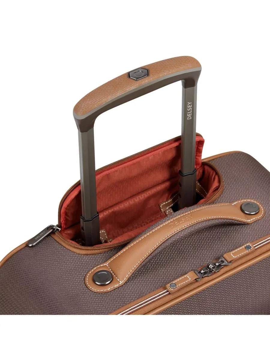 Дорожная сумка на колесиках, с ручкой для чемодана, Delsey Chatelet Air 2.0 Delsey Paris — изображение 7 из 12, шоколад