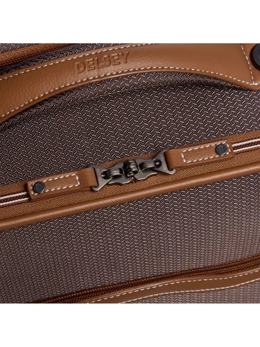 Дорожная сумка на колесиках, с ручкой для чемодана, Delsey Chatelet Air 2.0 Delsey Paris — изображение 9 из 12, шоколад