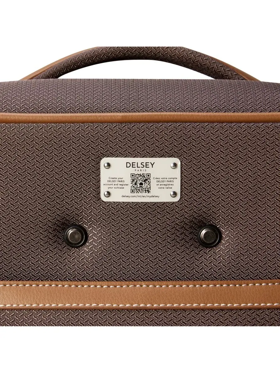 Дорожная сумка на колесиках, с ручкой для чемодана, Delsey Chatelet Air 2.0 Delsey Paris — изображение 10 из 12, шоколад