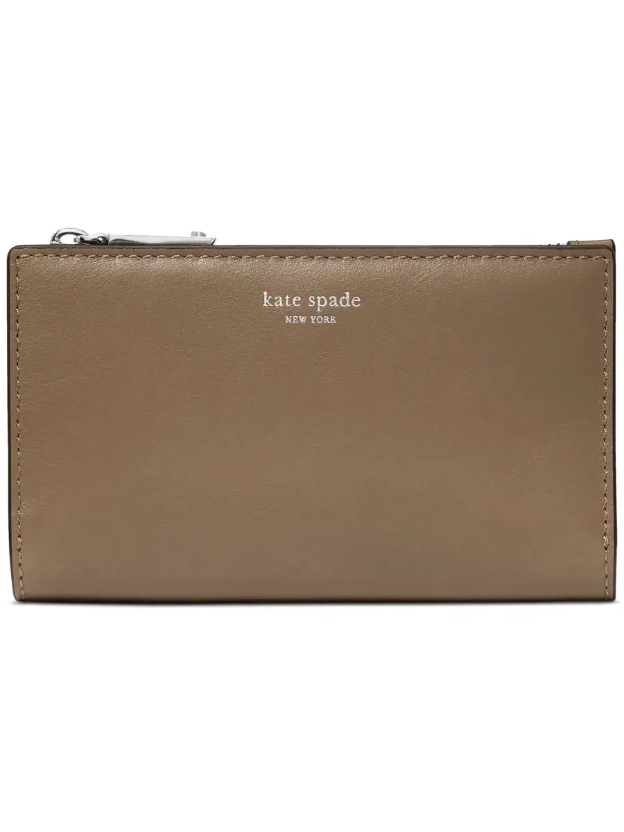 Бифолд-кошелек из гладкой кожи Classic Bifold Wallet kate spade new york — изображение 1 из 3, бежевый