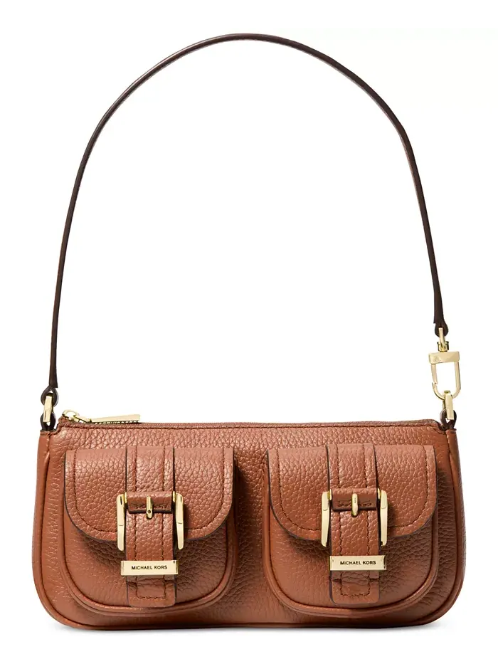 Сумка женская малая кросс-боди кожа Michael Kors Zoe Convertible — изображение 1 из 5, коричневый