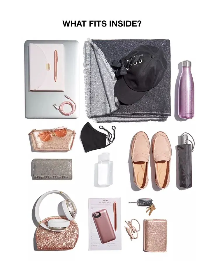 Сумка женская тоут нейлон Michael Kors Jet Set Travel — изображение 4 из 4, черный/золотистый