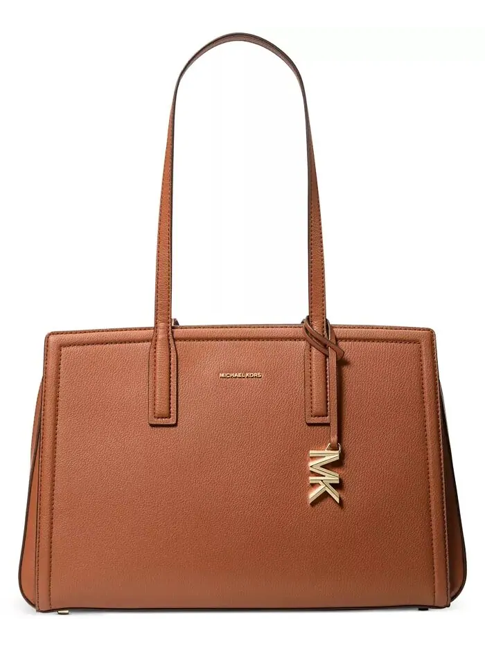 Сумка женская тоут натуральная кожа Michael Kors Laila — изображение 1 из 4, коричневый
