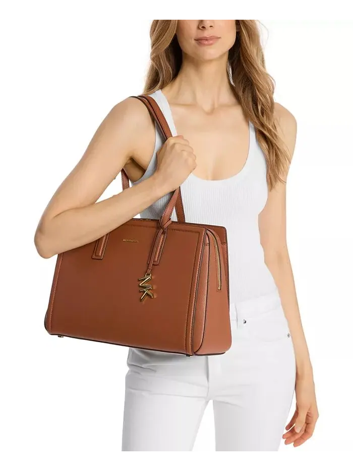 Сумка женская тоут натуральная кожа Michael Kors Laila — изображение 2 из 4, коричневый