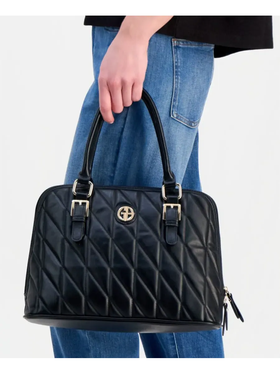 Сумка Pieced Dome Satchel Giani Bernini — 6