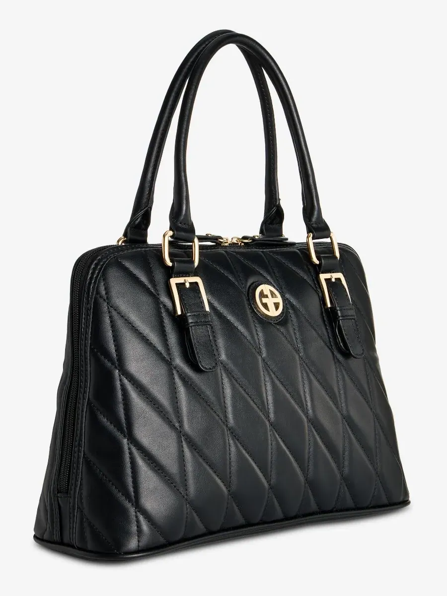 Сумка Pieced Dome Satchel Giani Bernini — 7