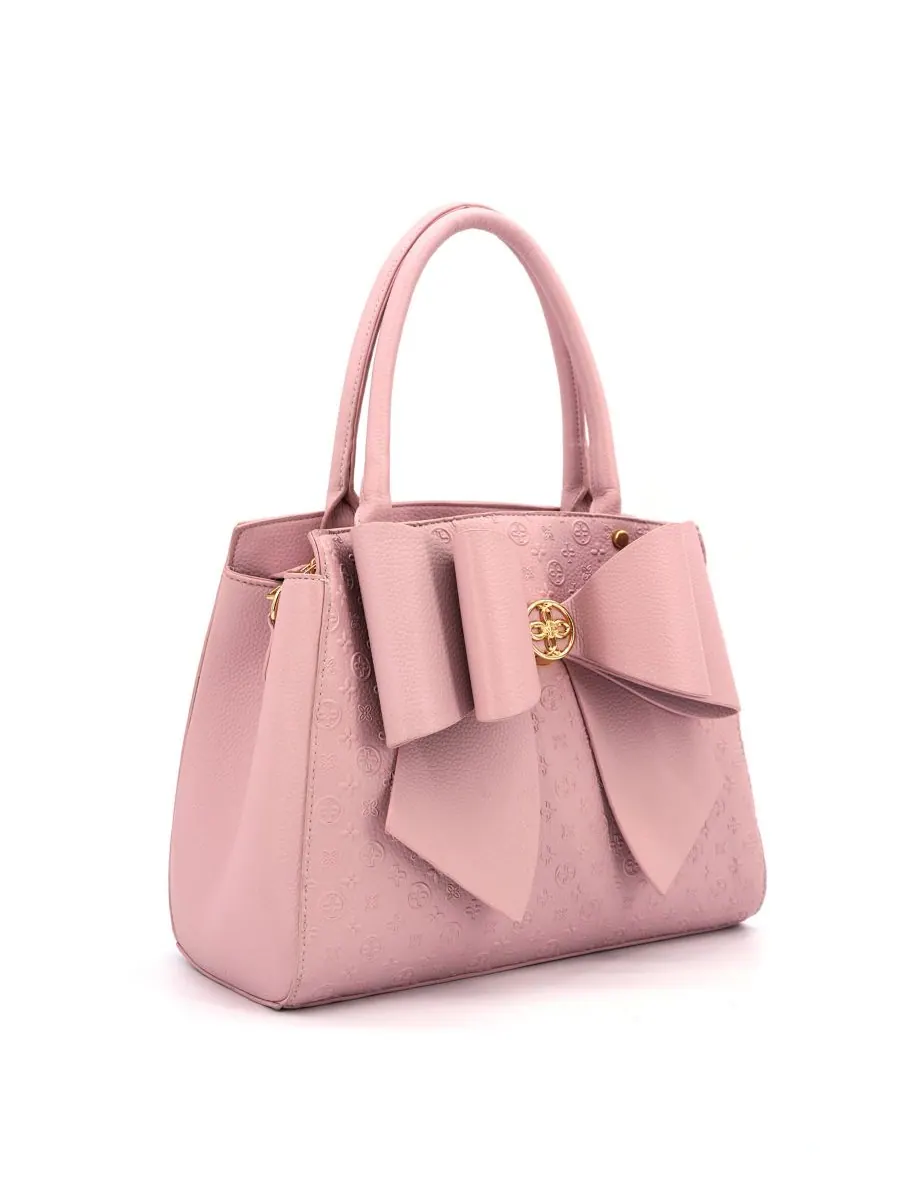 Сумка-мессенджер Royal Cross Elegance Bow Medium LIKE DREAMS — изображение 3 из 5, пудровый розовый