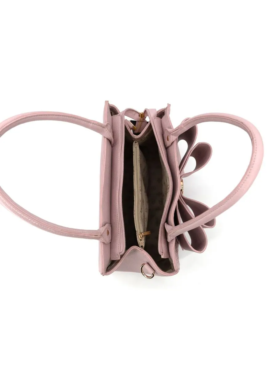 Сумка-мессенджер Royal Cross Elegance Bow Medium LIKE DREAMS — изображение 4 из 5, пудровый розовый