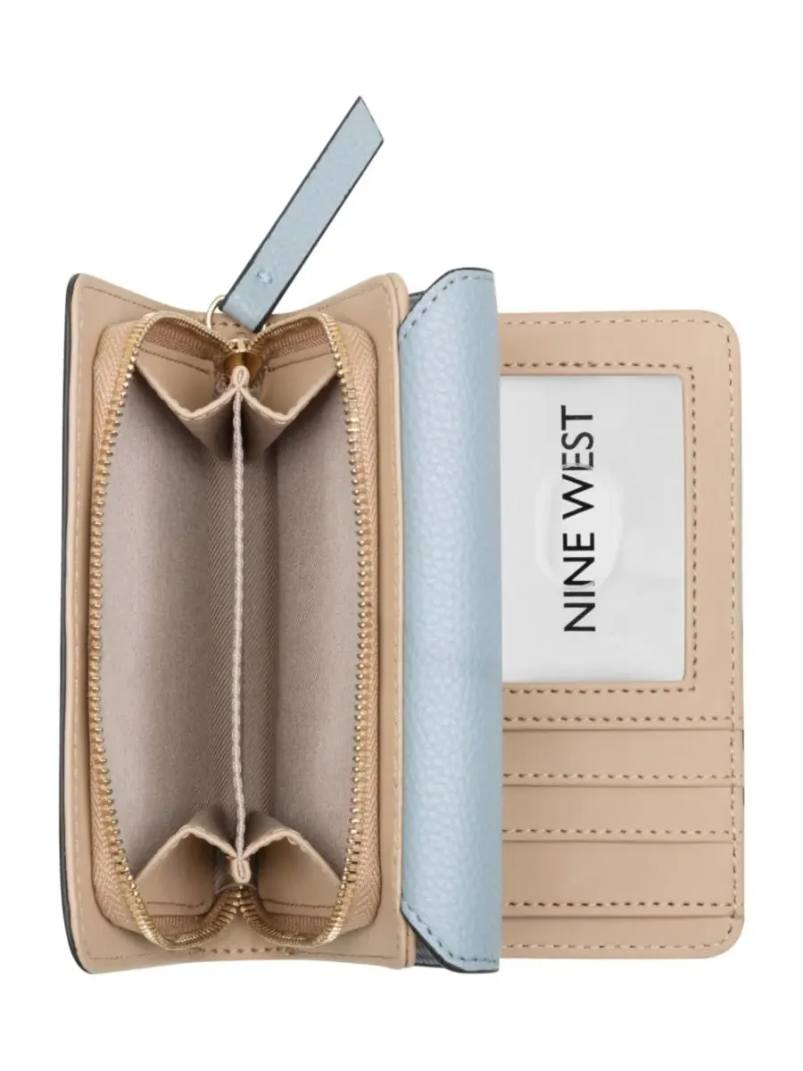 Женский французский кошелек Magdalina Nine West — изображение 4 из 4, синий