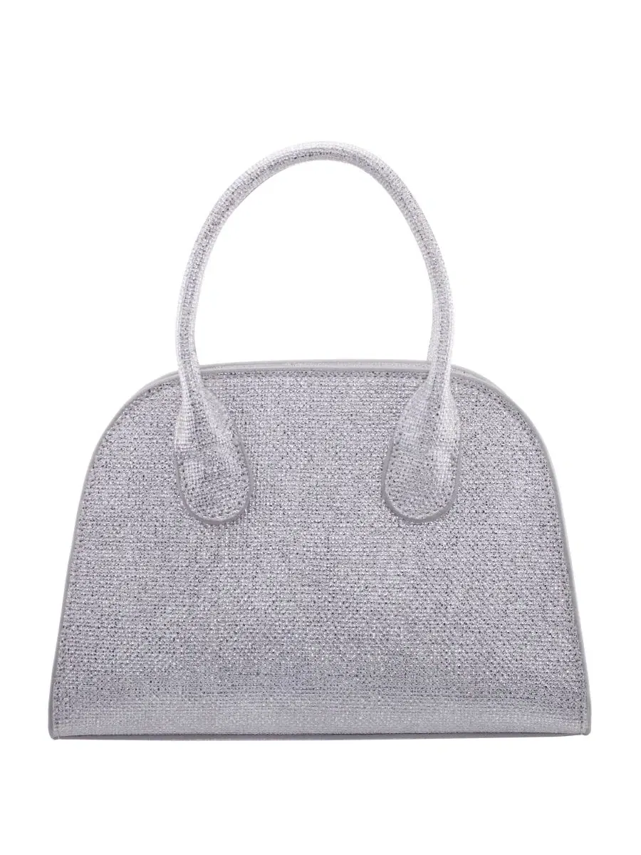 Сумка-мессенджер Yorke Metallic Small Satchel Handbag Nina — изображение 1 из 6, серебряный
