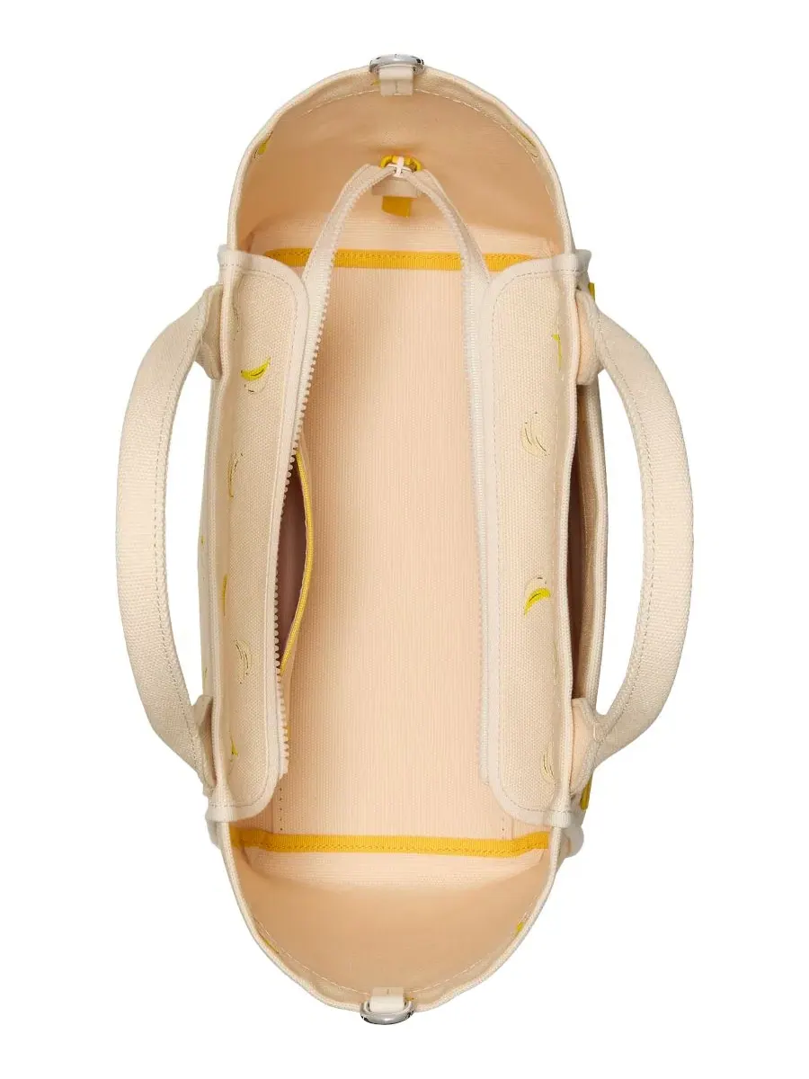 Сумка-тоут из канваса с двумя ручками и съемным ремнем, модель Dash Banana kate spade new york — изображение 4 из 6