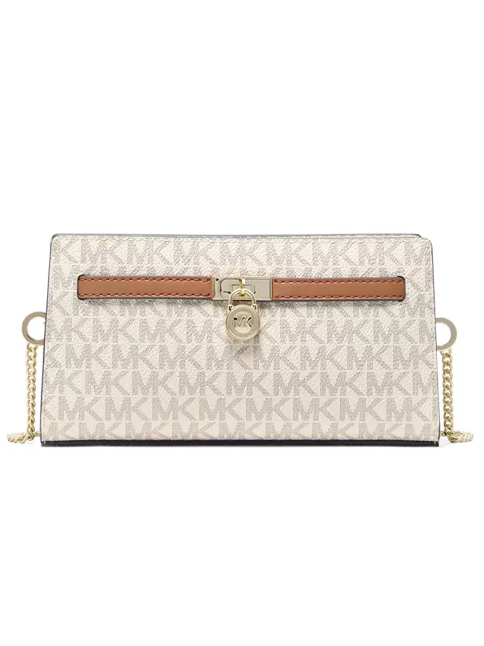 Сумка женская кросс-боди Michael Kors Hamilton — изображение 1 из 3, белый