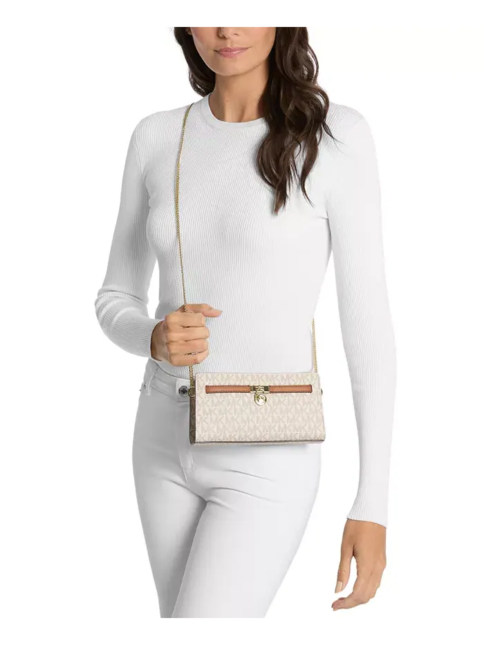 Сумка женская кросс-боди Michael Kors Hamilton — изображение 2 из 3, белый