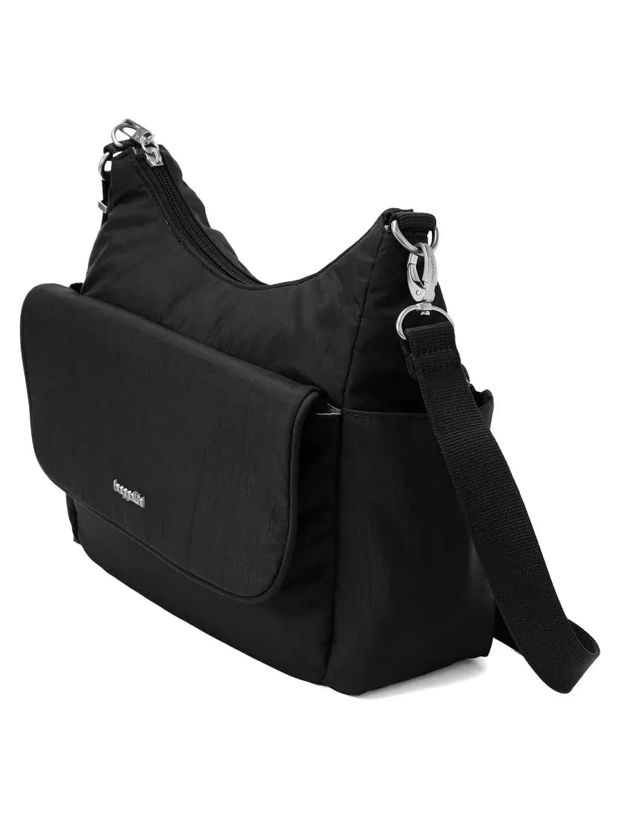 Сумка-хобо мини с защитой от кражи Journey Anti-Theft Baggallini — изображение 3 из 5, черный
