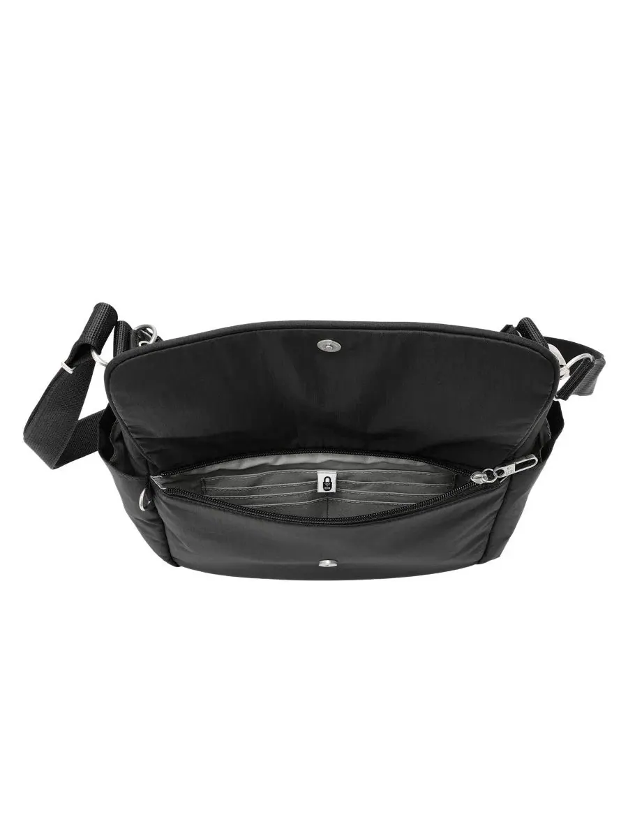 Сумка-хобо мини с защитой от кражи Journey Anti-Theft Baggallini — изображение 4 из 5, черный