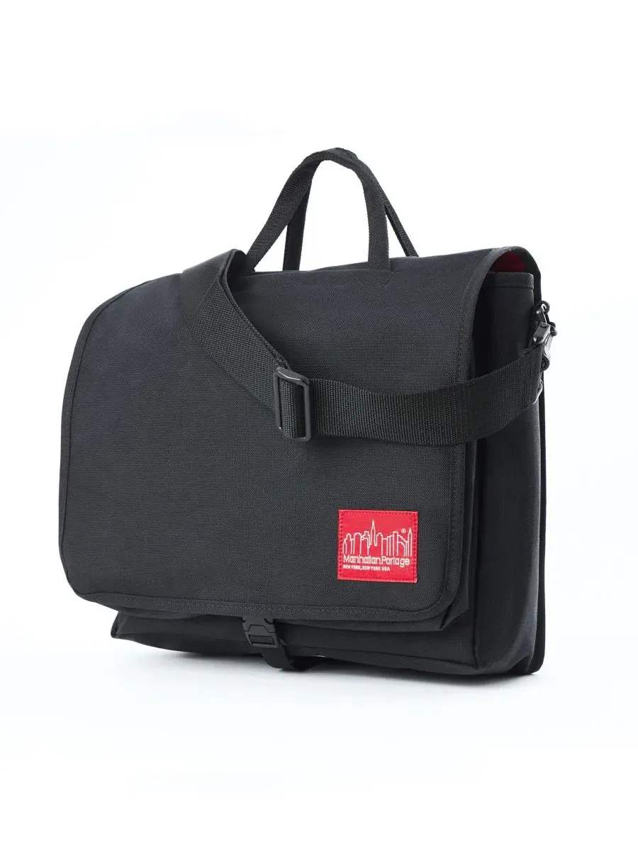 Сумка для DJ большая с отделением для ноутбука, модель Deluxe Messenger Bag Manhattan Portage — изображение 3 из 4, черный