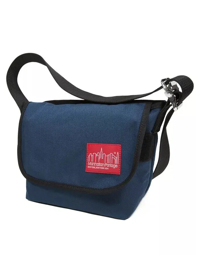 Маленькая сумка-мессенджер в елочку Jr Manhattan Portage