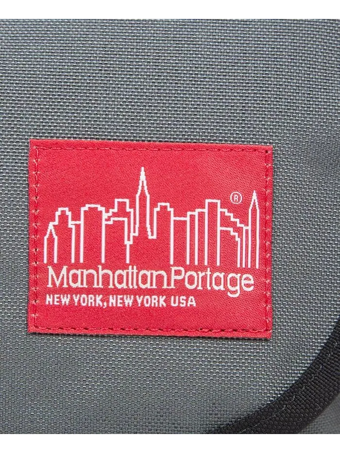 Маленькая сумка-мессенджер в елочку Jr Manhattan Portage — 2
