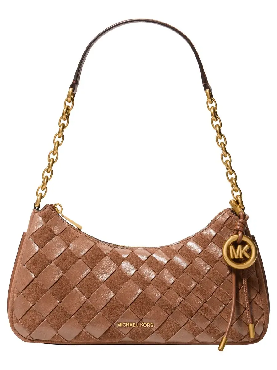 Сумка 100% телячья кожа Michael Kors Nolita Medium Chain Pouchette — изображение 1 из 4, коричневый