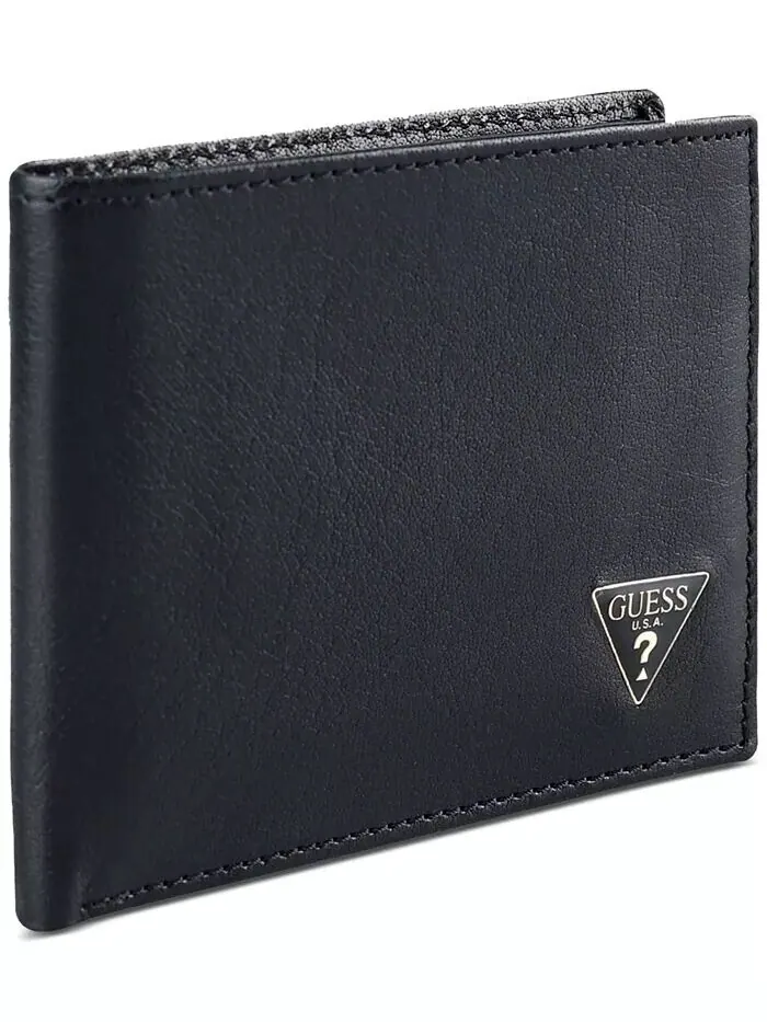 Мужской кошелек с логотипом Chavez Pocketmate GUESS — изображение 2 из 7, черный
