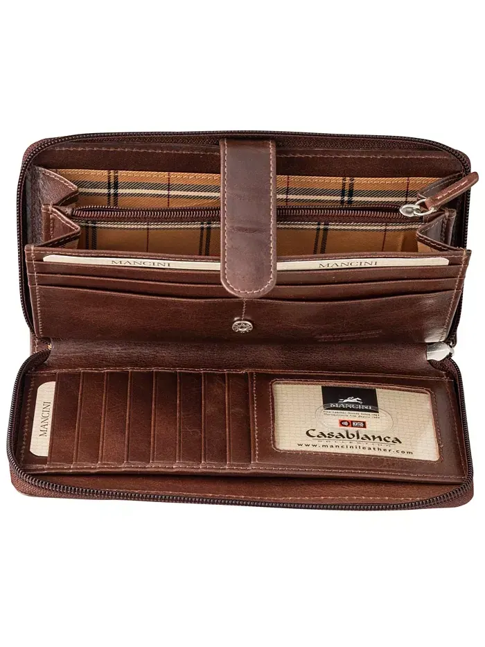 Мужской клатч-кошелек Casablanca Collection Mancini — изображение 4 из 4, коричневый