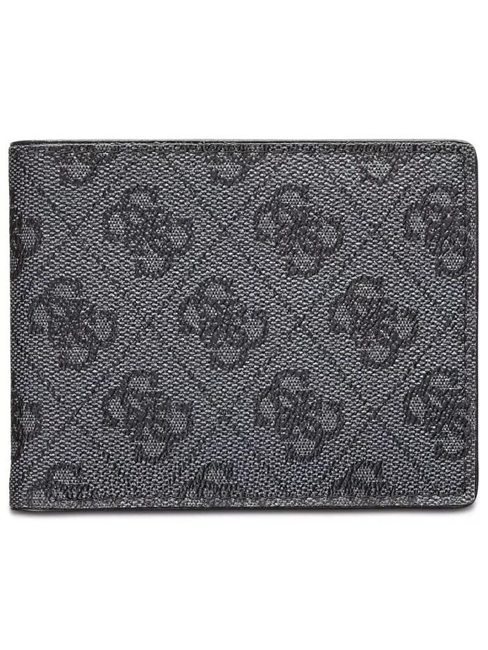 Мужской RFID-кошелек Slimfold с внутренним карманом для монет GUESS — изображение 1 из 3, черный