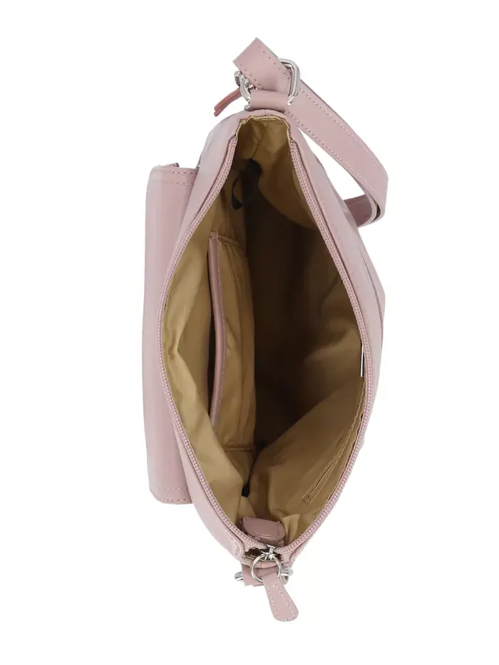 Сумка кросс-боди Venice из кожи Nappa Giani Bernini — изображение 2 из 6, розовый/серебристый