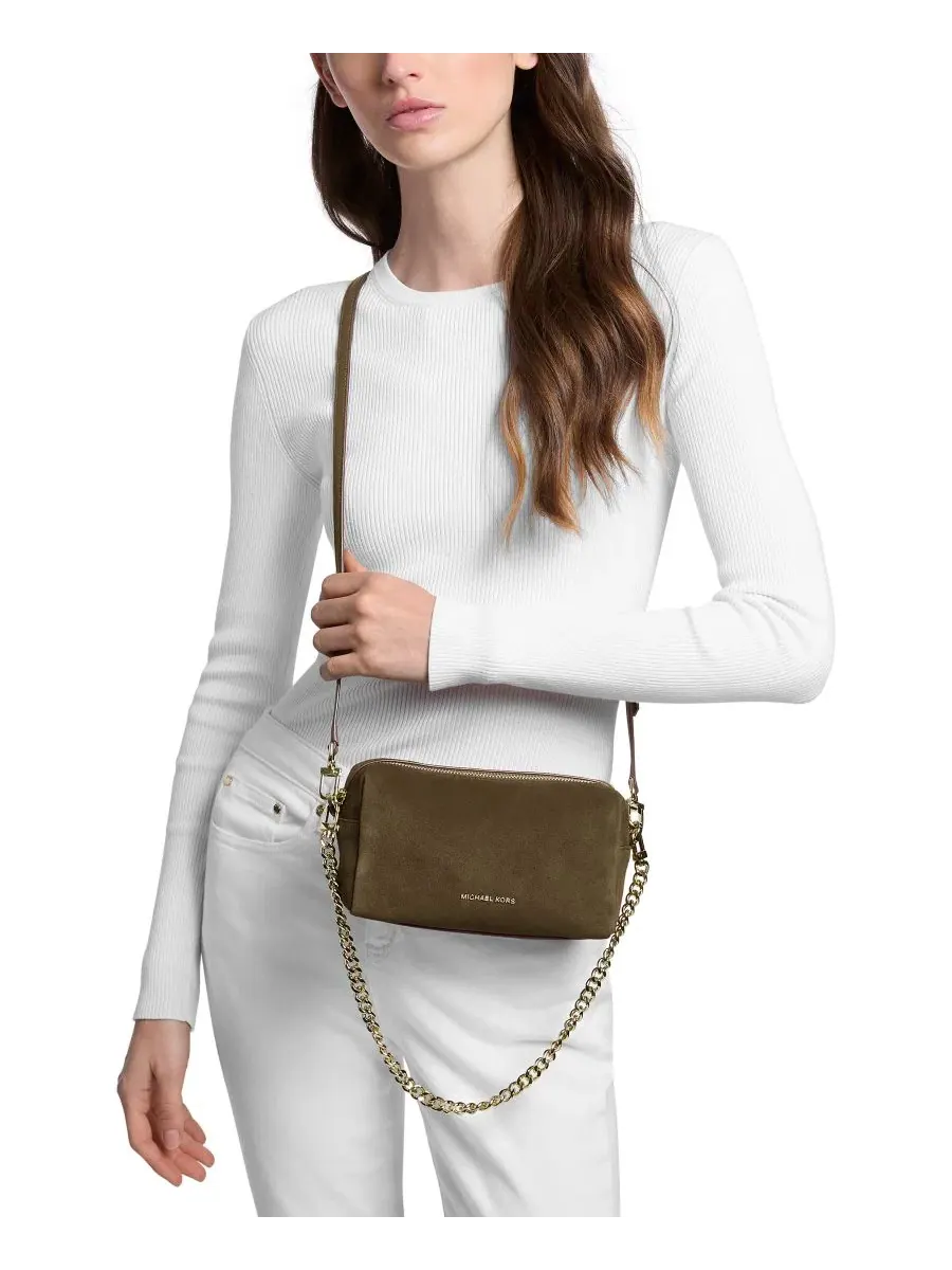 Сумка женская малая кросс-боди 100% кожа Michael Kors Bryant Soft Crossbody — изображение 2 из 5, лоден