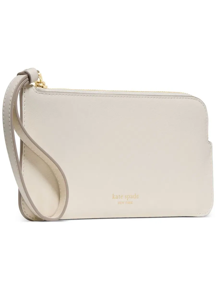 Кошелек-клатч с застежкой-молнией, 3 отделения для карт, модель Zippy Smooth Leather kate spade new — изображение 3 из 4