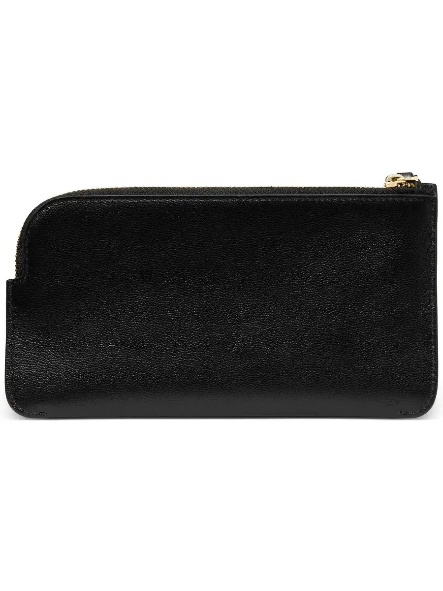 Кожаный клатч-вистлет Zippy Smooth Leather Wristlet kate spade new york — изображение 2 из 4, черный