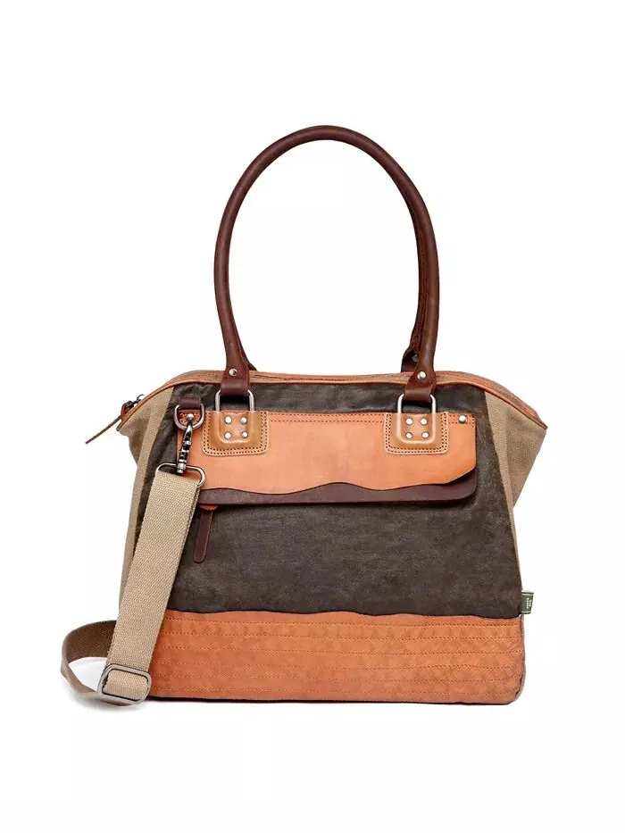Сумка-портфель Tapa Canvas TSD BRAND — изображение 1 из 15, коричневый
